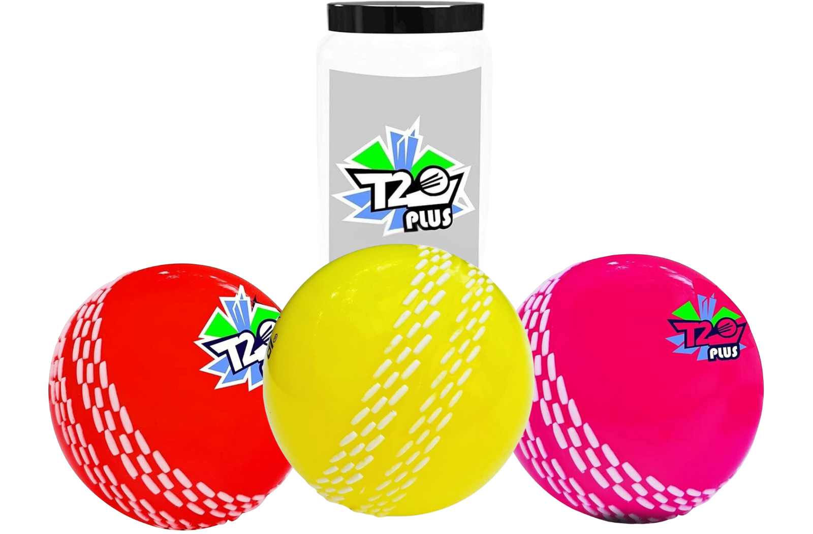 Snaplix T-20 Cricket Wind Synthetic Ball (Multi Colour) PACK OF 3